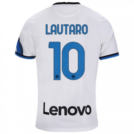 Billiga Fotbollströjor Inter Milan Lautaro Martinez 10 Borta tröja 2021/22 Kortärmad